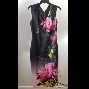 Ted Baker Floral Bodycon Dress